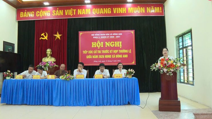 Đại biểu HĐND xã Đông Anh khoá II, nhiệm kỳ 2026 - 2031 tiếp xúc cử tri trước kỳ họp thường lệ giữa năm 2026- Ảnh 1.