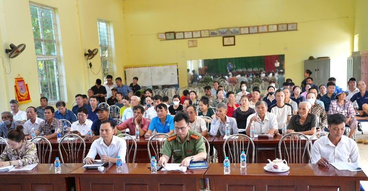 HỘI NGHỊ TUYÊN TRUYỀN, PHỔ BIẾN CHÍNH SÁCH BỒI THƯỜNG, HỖ TRỢ GPMB DỰ ÁN CẢI TẠO, NÂNG CẤP TUYẾN ĐƯỜNG 35 TRÊN ĐỊA BÀN XÃ- Ảnh 3.