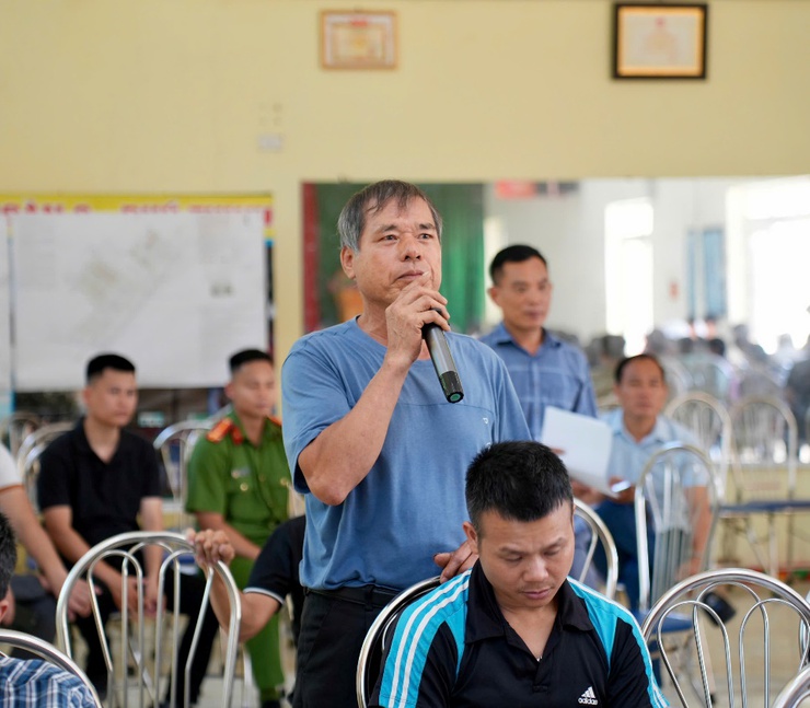 HỘI NGHỊ TUYÊN TRUYỀN, PHỔ BIẾN CHÍNH SÁCH BỒI THƯỜNG, HỖ TRỢ GPMB DỰ ÁN CẢI TẠO, NÂNG CẤP TUYẾN ĐƯỜNG 35 TRÊN ĐỊA BÀN XÃ- Ảnh 6.