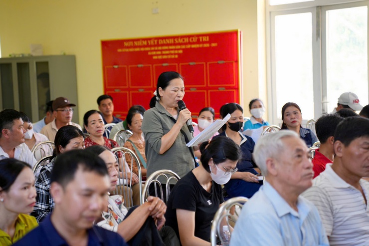 HỘI NGHỊ TUYÊN TRUYỀN, PHỔ BIẾN CHÍNH SÁCH BỒI THƯỜNG, HỖ TRỢ GPMB DỰ ÁN CẢI TẠO, NÂNG CẤP TUYẾN ĐƯỜNG 35 TRÊN ĐỊA BÀN XÃ- Ảnh 7.