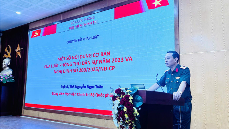 Phường Tây Hồ: Tập huấn Luật Phòng thủ dân sự và Nghị định số 200-NĐ/CP của Chính phủ quy định chi tiết một số điều của Luật Phòng thủ dân sự- Ảnh 2.