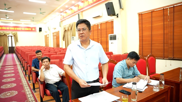 Hội nghị triển khai kế hoạch công tác tháo dỡ mái che, mái vảy chợ Sấu- Ảnh 3.
