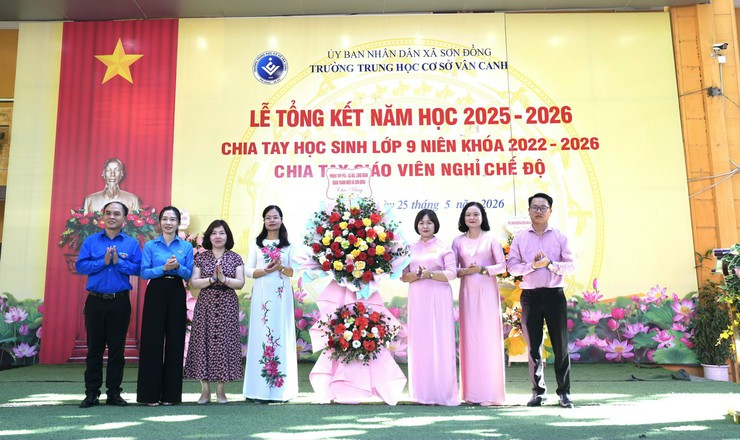 THCS Vân Canh tổ chức Lễ tổng kết năm học 2025 - 2026- Ảnh 1.