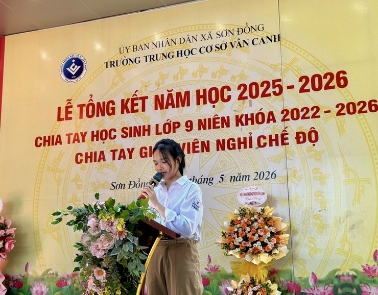 THCS Vân Canh tổ chức Lễ tổng kết năm học 2025 - 2026- Ảnh 5.