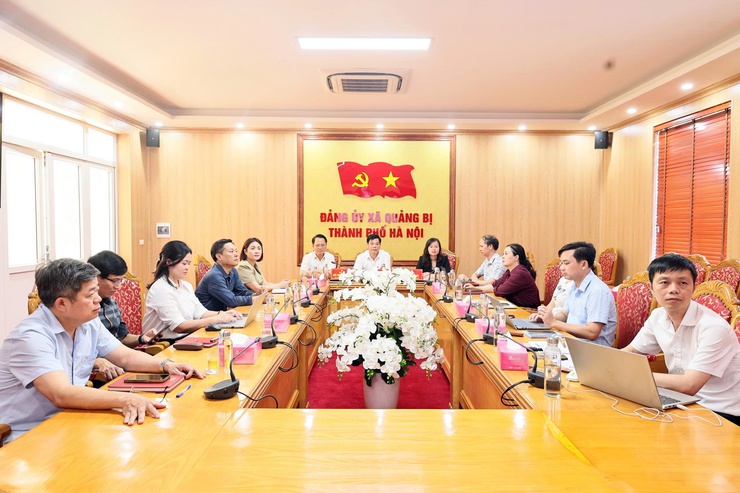 Xã Quảng Bị  tham dự hội nghị trực tuyến Báo cáo viên Trung ương toàn quốc tháng 6/2026- Ảnh 2.