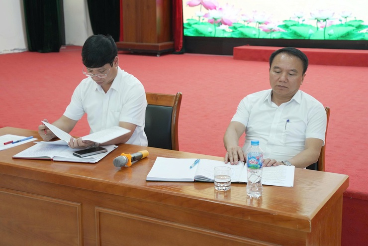 UBND xã Thiên Lộc tổ chức Hội nghị triển khai phương án cưỡng chế thi hành Quyết định xử phạt vi phạm hành chính đối với các công trình vi phạm đất đai tại thôn Mạch Lũng, thôn Đại Độ- Ảnh 3.