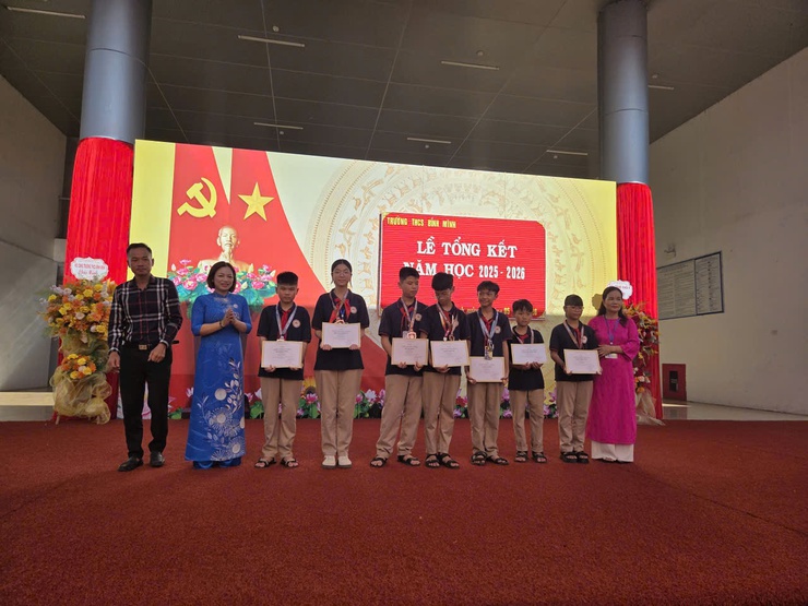 Trường THCS Bình Minh tổng kết năm học với nhiều dấu ấn- Ảnh 4.