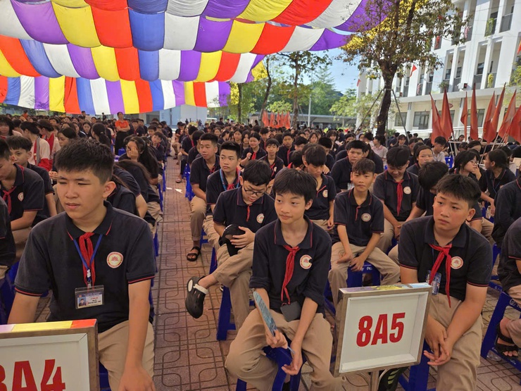 Trường THCS Bình Minh tổng kết năm học với nhiều dấu ấn- Ảnh 6.
