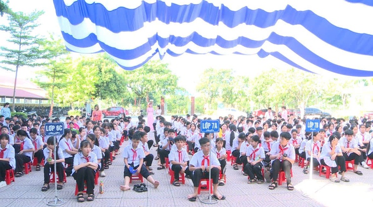 RỘN RÀNG LỄ TỔNG KẾT NĂM HỌC 2025–2026 TẠI TRƯỜNG THCS XUÂN ĐÌNH- Ảnh 3.