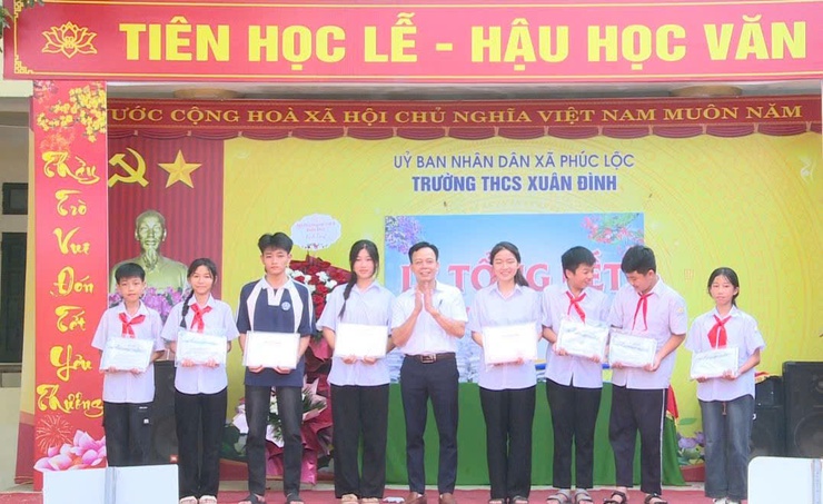 RỘN RÀNG LỄ TỔNG KẾT NĂM HỌC 2025–2026 TẠI TRƯỜNG THCS XUÂN ĐÌNH- Ảnh 7.