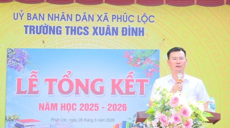 RỘN RÀNG LỄ TỔNG KẾT NĂM HỌC 2025–2026 TẠI TRƯỜNG THCS XUÂN ĐÌNH- Ảnh 5.