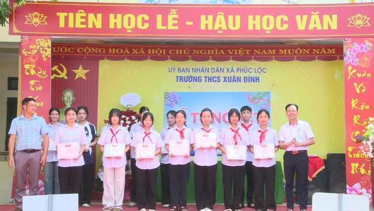 RỘN RÀNG LỄ TỔNG KẾT NĂM HỌC 2025–2026 TẠI TRƯỜNG THCS XUÂN ĐÌNH- Ảnh 10.