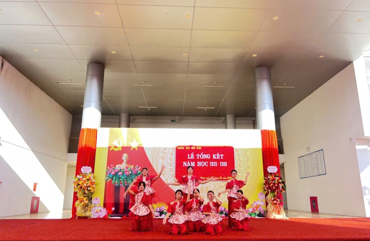 Trường THCS Bình Minh tổng kết năm học với nhiều dấu ấn- Ảnh 1.