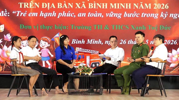 Lễ phát động hưởng ứng Tháng hành động vì trẻ em  và khai mạc hè trên địa bàn xã Bình Minh năm 2026- Ảnh 7.