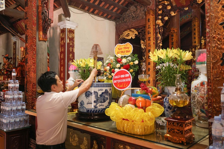 Lãnh đạo xã Đại Xuyên thăm, chúc mừng các cơ sở Phật giáo nhân dịp Đại lễ Phật đản năm 2026- Ảnh 3.