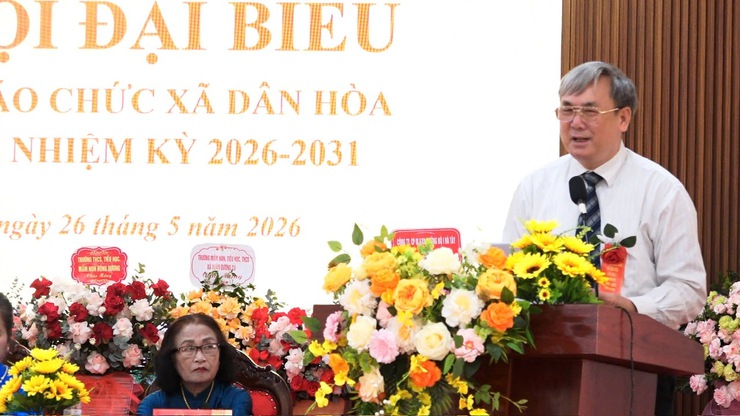 ĐẠI HỘI CỰU GIÁO CHỨC XÃ DÂN HÒA NHIỆM KỲ 2026-2031- Ảnh 2.