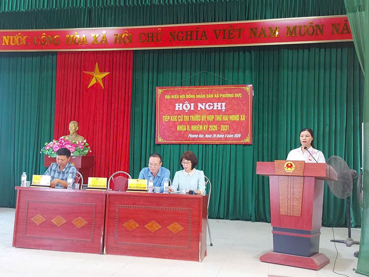 Xã Phượng Dực: Tổ đại biểu số 6 HĐND xã tiếp xúc cử tri trước Kỳ họp thứ Hai - Ảnh 3.