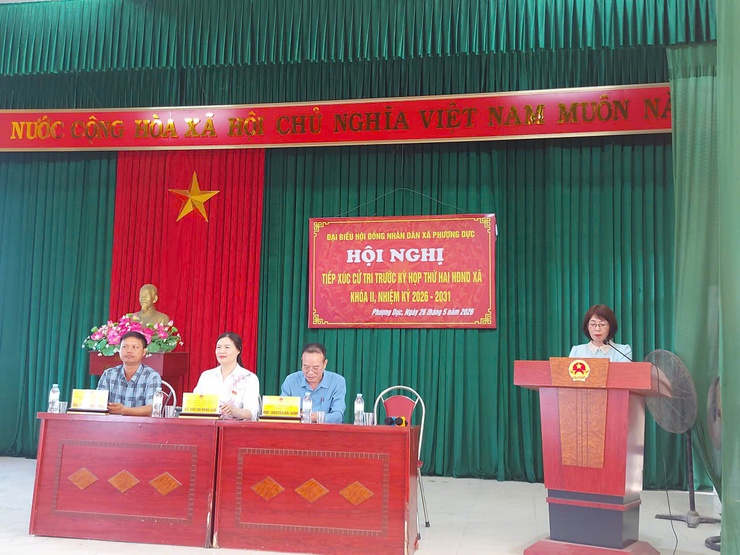 Xã Phượng Dực: Tổ đại biểu số 6 HĐND xã tiếp xúc cử tri trước Kỳ họp thứ Hai - Ảnh 1.
