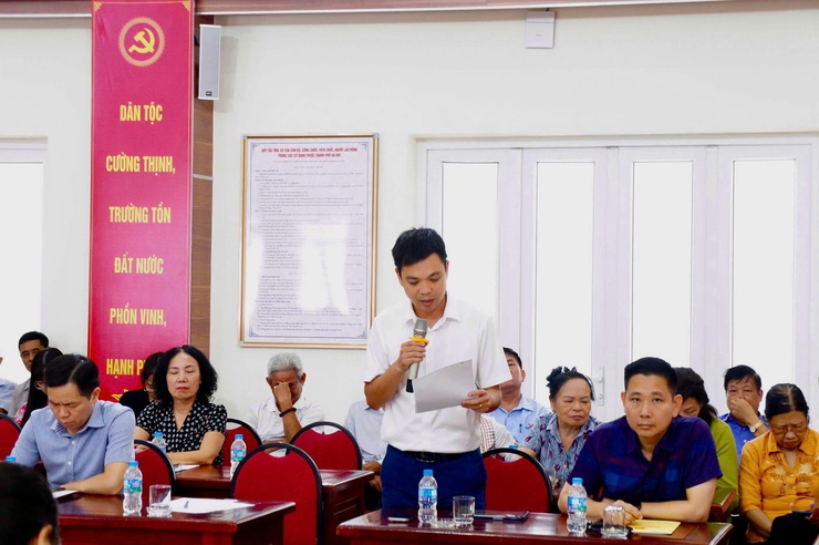 Đảng bộ phường Phú Thượng tổ chức tọa đàm nâng cao chất lượng sinh hoạt chi bộ gắn với xây dựng mô hình “Chi bộ bốn tốt”- Ảnh 7.