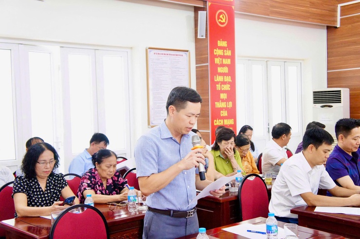 Đảng bộ phường Phú Thượng tổ chức tọa đàm nâng cao chất lượng sinh hoạt chi bộ gắn với xây dựng mô hình “Chi bộ bốn tốt”- Ảnh 6.