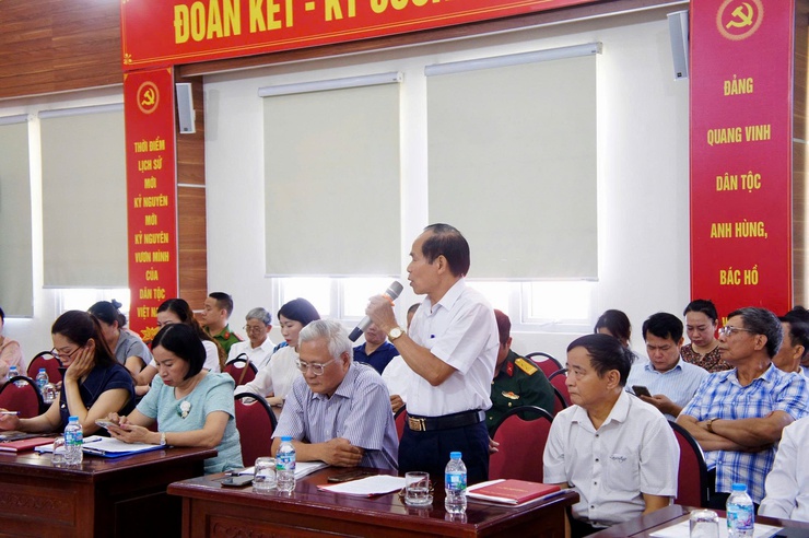 Đảng bộ phường Phú Thượng tổ chức tọa đàm nâng cao chất lượng sinh hoạt chi bộ gắn với xây dựng mô hình “Chi bộ bốn tốt”- Ảnh 9.