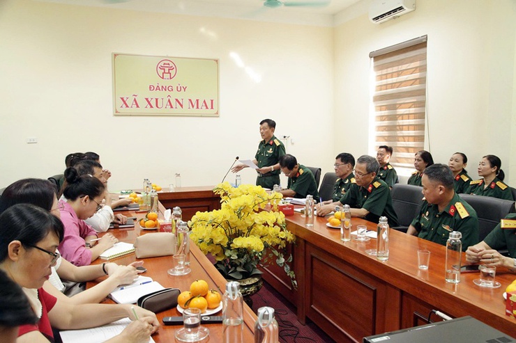 Xuân Mai thành lập Đội y tế CCB xung kích, tăng cường chăm sóc sức khỏe cộng đồng- Ảnh 1.