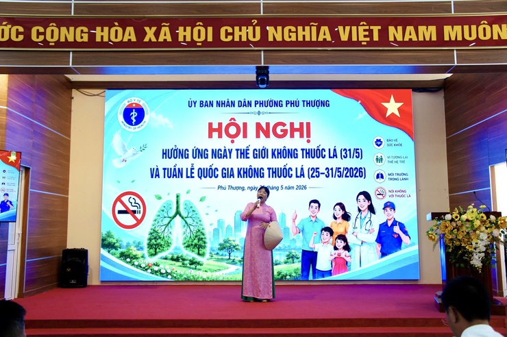 Phường Phú Thượng hưởng ứng Tuần lễ Quốc gia không thuốc lá và Ngày Thế giới không thuốc lá năm 2026- Ảnh 2.