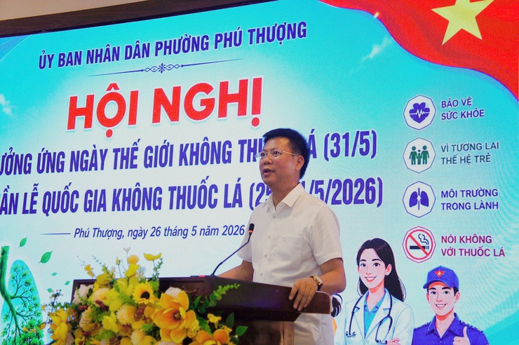 Phường Phú Thượng hưởng ứng Tuần lễ Quốc gia không thuốc lá và Ngày Thế giới không thuốc lá năm 2026- Ảnh 7.