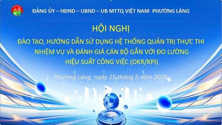 PHƯỜNG LÁNG TRIỂN KHAI ĐÀO TẠO SỬ DỤNG HỆ THỐNG QUẢN TRỊ CÔNG VIỆC TRÊN NỀN TẢNG HANOIWORK- Ảnh 1.