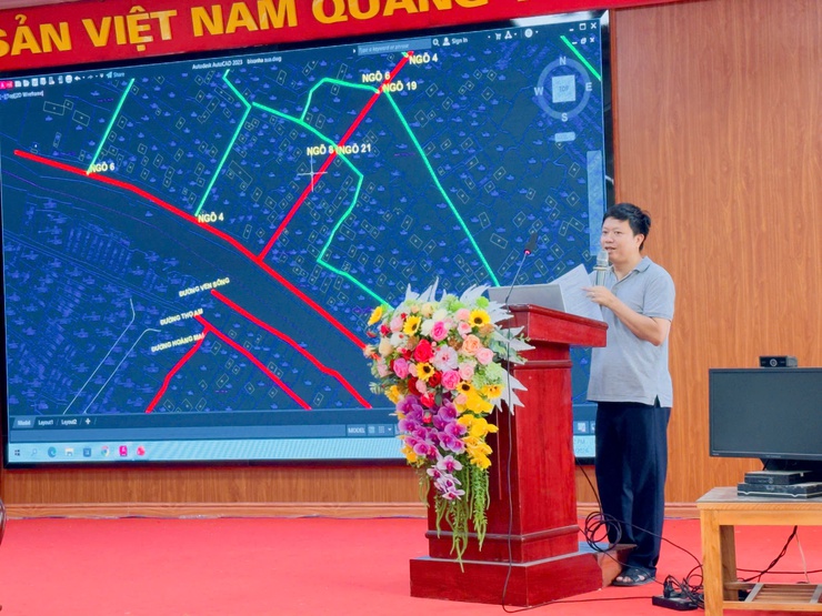 Nam Phù lấy ý kiến nhân dân đặt tên 3 tuyến đường triển khai đồng bố công tác đánh số nhà- Ảnh 3.