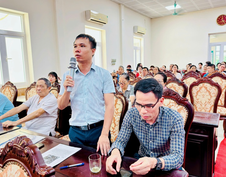 Nam Phù lấy ý kiến nhân dân đặt tên 3 tuyến đường triển khai đồng bố công tác đánh số nhà- Ảnh 4.