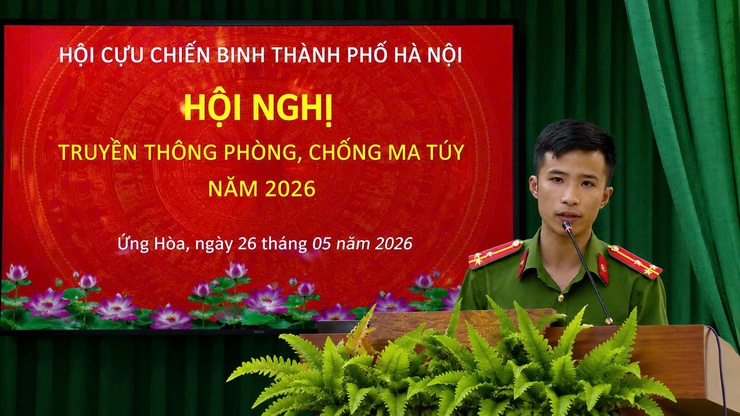Hội Cựu chiến binh xã Ứng Hòa tập huấn phòng, chống ma túy cho gần 200 cán bộ, hội viên- Ảnh 2.