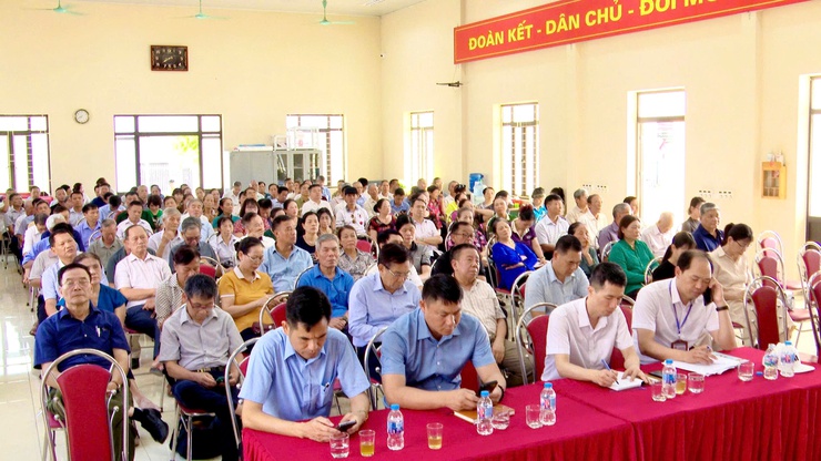 Hội nghị tiếp xúc cử tri trước kỳ họp thứ Ba HĐND xã Thư Lâm khóa II, nhiệm kỳ 2026 – 2031 tại Tổ đại biểu số 1 (Đơn vị bầu cử số 1 và số 2)- Ảnh 3.