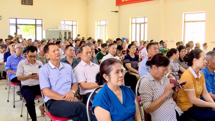 Hội nghị tiếp xúc cử tri trước kỳ họp thứ Ba HĐND xã Thư Lâm khóa II, nhiệm kỳ 2026 – 2031 tại Tổ đại biểu số 1 (Đơn vị bầu cử số 1 và số 2)- Ảnh 6.