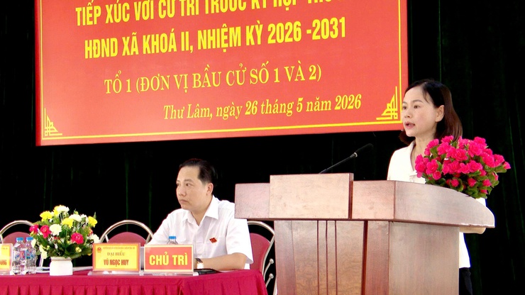 Hội nghị tiếp xúc cử tri trước kỳ họp thứ Ba HĐND xã Thư Lâm khóa II, nhiệm kỳ 2026 – 2031 tại Tổ đại biểu số 1 (Đơn vị bầu cử số 1 và số 2)- Ảnh 9.