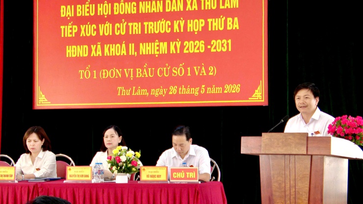 Hội nghị tiếp xúc cử tri trước kỳ họp thứ Ba HĐND xã Thư Lâm khóa II, nhiệm kỳ 2026 – 2031 tại Tổ đại biểu số 1 (Đơn vị bầu cử số 1 và số 2)- Ảnh 23.