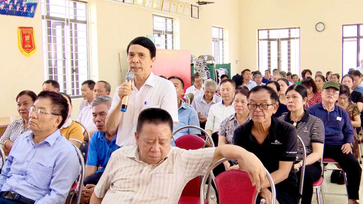 Hội nghị tiếp xúc cử tri trước kỳ họp thứ Ba HĐND xã Thư Lâm khóa II, nhiệm kỳ 2026 – 2031 tại Tổ đại biểu số 1 (Đơn vị bầu cử số 1 và số 2)- Ảnh 15.