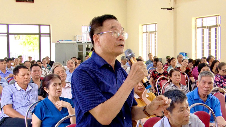 Hội nghị tiếp xúc cử tri trước kỳ họp thứ Ba HĐND xã Thư Lâm khóa II, nhiệm kỳ 2026 – 2031 tại Tổ đại biểu số 1 (Đơn vị bầu cử số 1 và số 2)- Ảnh 16.