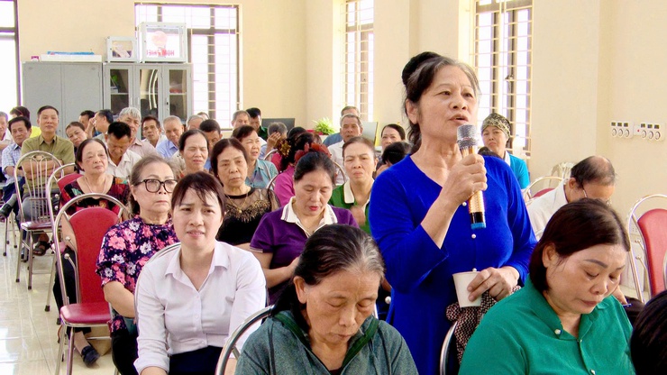 Hội nghị tiếp xúc cử tri trước kỳ họp thứ Ba HĐND xã Thư Lâm khóa II, nhiệm kỳ 2026 – 2031 tại Tổ đại biểu số 1 (Đơn vị bầu cử số 1 và số 2)- Ảnh 19.