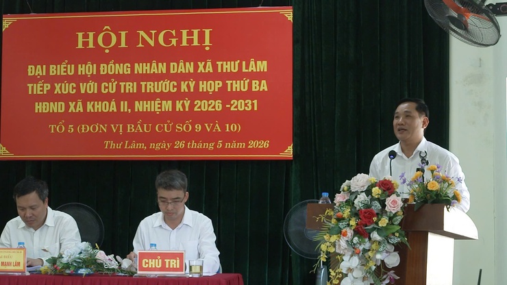 Hội nghị Đại biểu Hội đồng nhân dân xã Thư Lâm Tiếp xúc cử tri trước kỳ họp thứ Ba, Hội đồng nhân dân xã khóa II, nhiệm kỳ 2026-2031 - Tổ 5 (Đơn vị bầu cử số 9 và số 10)- Ảnh 9.