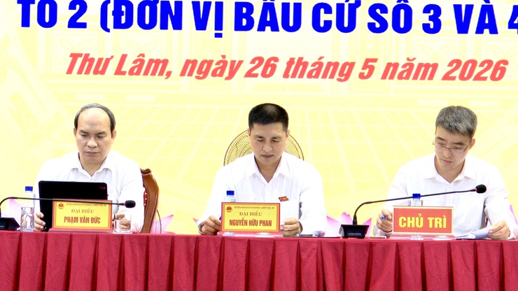 Hội nghị tiếp xúc cử tri trước Kỳ họp thứ Ba HĐND xã Thư Lâm khóa II, nhiệm kỳ 2026 – 2031 tại Tổ đại biểu số 2- Ảnh 1.