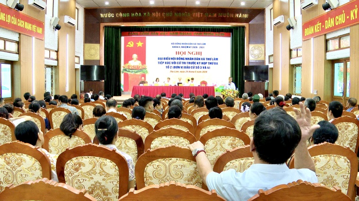 Hội nghị tiếp xúc cử tri trước Kỳ họp thứ Ba HĐND xã Thư Lâm khóa II, nhiệm kỳ 2026 – 2031 tại Tổ đại biểu số 2- Ảnh 2.