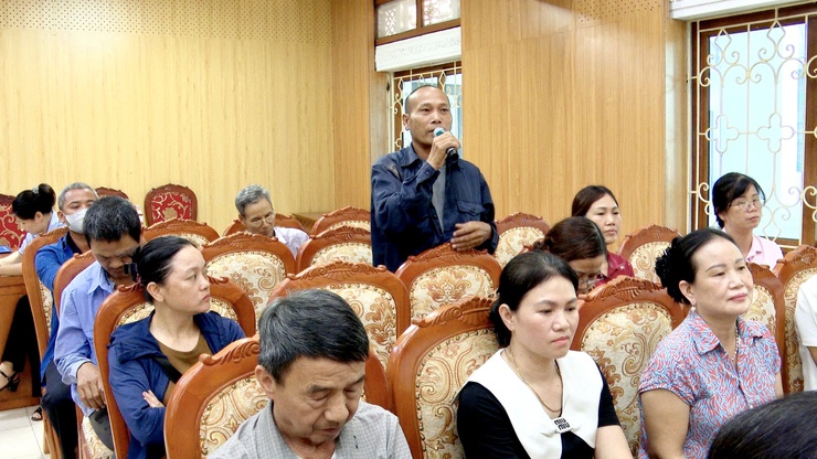 Hội nghị tiếp xúc cử tri trước Kỳ họp thứ Ba HĐND xã Thư Lâm khóa II, nhiệm kỳ 2026 – 2031 tại Tổ đại biểu số 2- Ảnh 24.