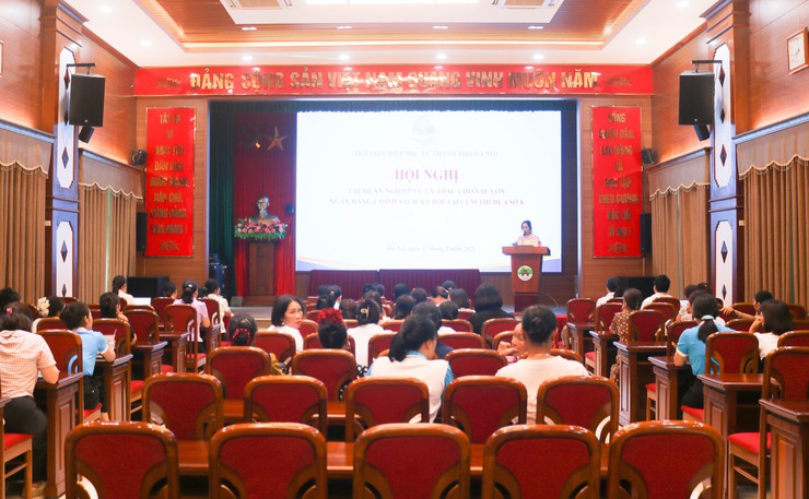 Hội nghị tập huấn nghiệp vụ uỷ thác cho vay vốn Ngân hàng Chính sách xã hội và Ngân hàng Agirbank Chi nhánh Quốc Oai năm 2026- Ảnh 3.