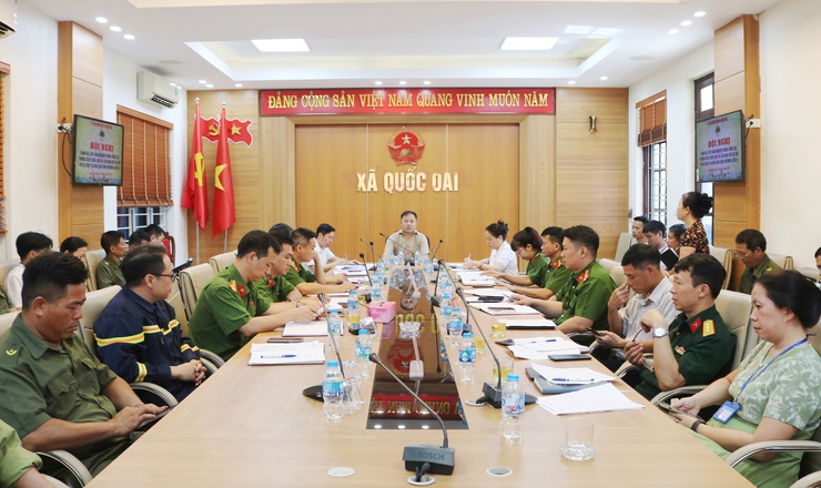 Quốc Oai rút kinh nghiệm công tác phòng cháy chữa cháy và cứu nạn cứu hộ sau vụ cháy tại Thôn Phượng Cách 3- Ảnh 2.