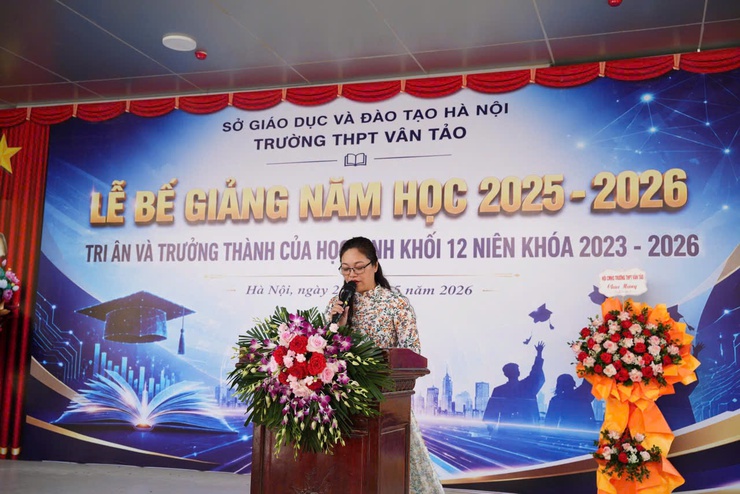 Trường THPT Vân Tảo tổ chức lễ bế giảng năm học 2025-2026- Ảnh 3.