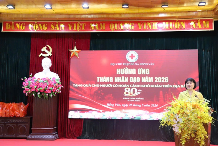 Xã Hồng Vân tổ chức chương trình hưởng ứng tháng nhân đạo năm 2026- Ảnh 4.