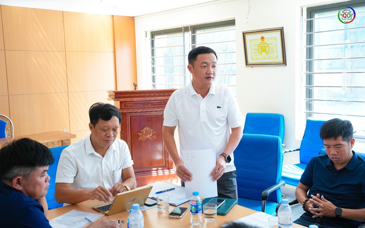 Họp chuyên môn, bốc thăm chia bảng thi đấu Giải bóng đá nam U40+ xã Quốc Oai lần thứ I năm 2026- Ảnh 3.