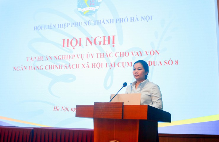 Hội nghị tập huấn nghiệp vụ uỷ thác cho vay vốn Ngân hàng Chính sách xã hội và Ngân hàng Agirbank Chi nhánh Quốc Oai năm 2026- Ảnh 4.