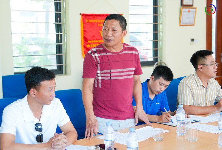 Họp chuyên môn, bốc thăm chia bảng thi đấu Giải bóng đá nam U40+ xã Quốc Oai lần thứ I năm 2026- Ảnh 4.